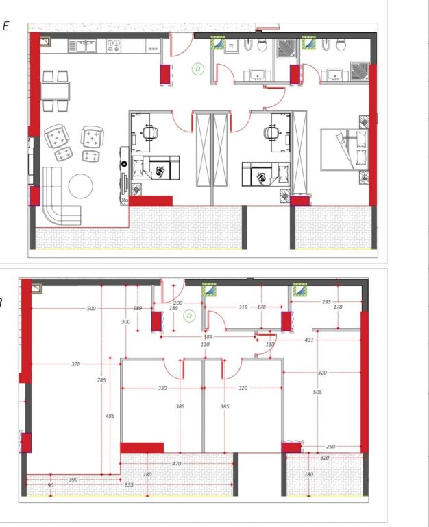 Apartment 3+1+2 for sale in Komuna e Parisit