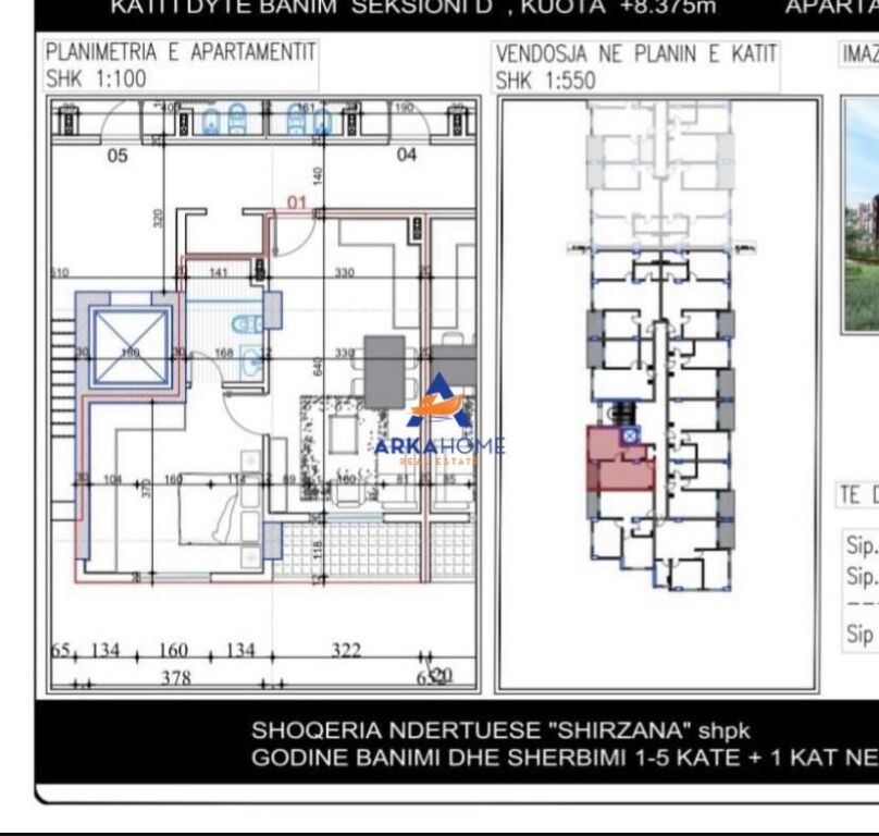 VENDESI APPARTAMENTO 1+1 " VICINO AL LAGO DI PASKUQANI " 61000 EURO