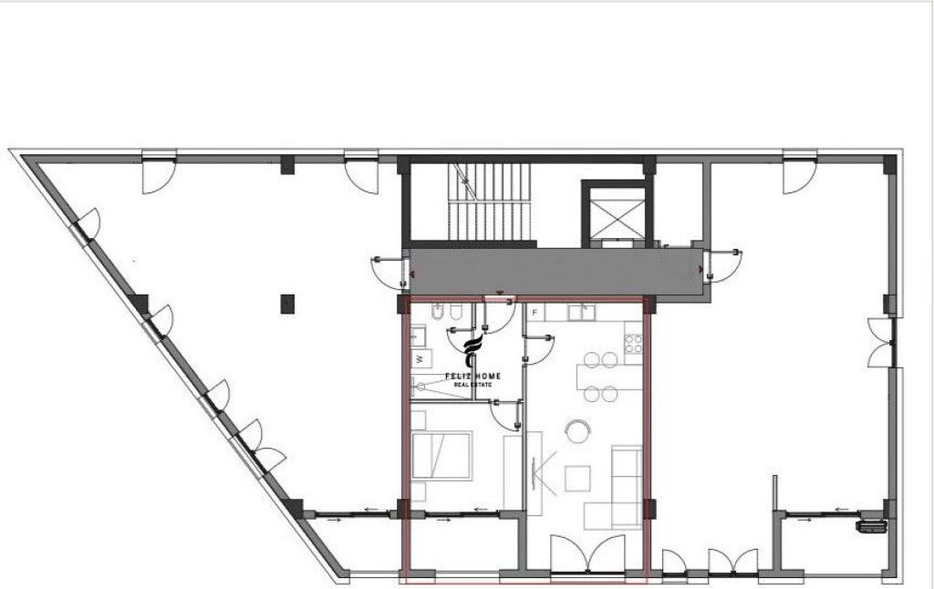 FOR SALE APARTMENT 1+1 PALASE 214,500 EURO FH-69744