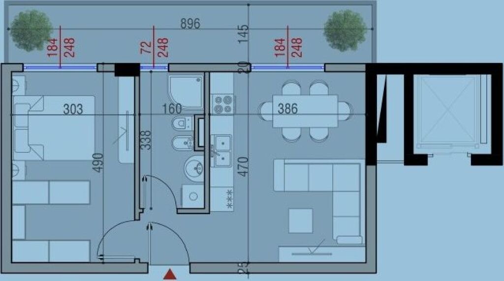 Apartament në shitje 2+1 – Tirana Cielo, pranë TEG CMIMI OKAZION 1700E/M2