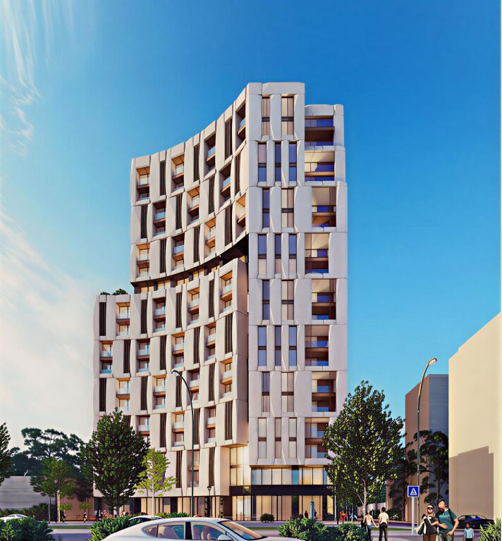 Shitet apartament 1+1 – Monolith Residence, Rruga Bardhyl !