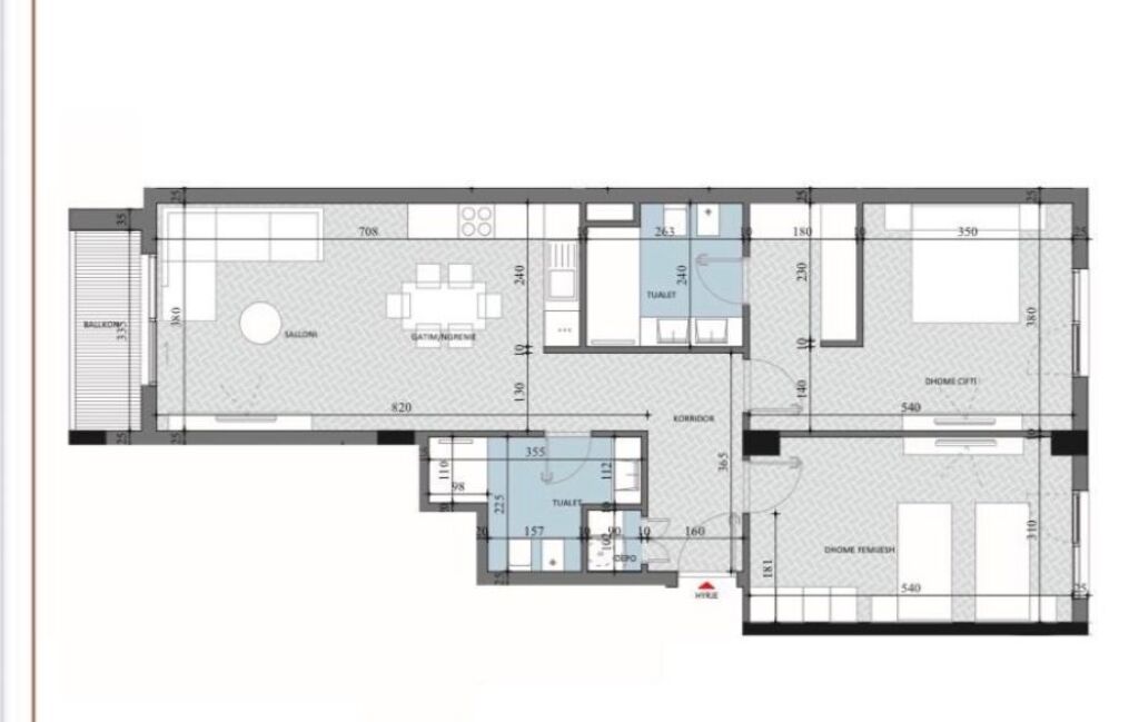 ✨Shitet Apartament 2+1 me Depo 📍Diellon 2, Paskuqan - Widok 2