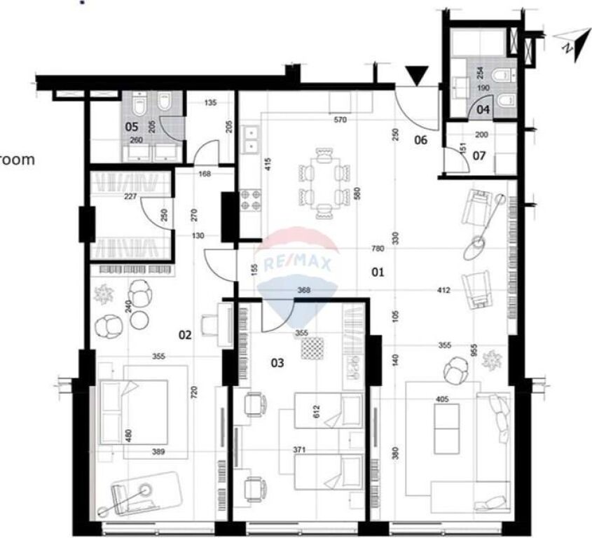VENDESI APPARTAMENTO 2+1+2 A DOWNTOWN 1