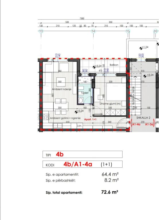 🏡 Appartamento in vendita nella zona di Farka – Tirana