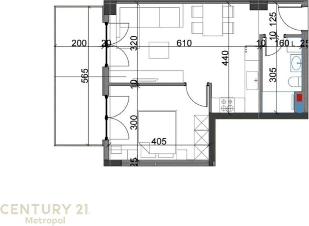 Apartment 1+1 for sale at VIVA Complex