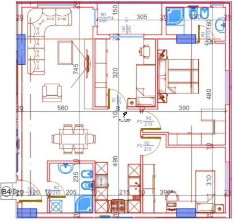 FOR SALE APARTMENT 3+1+2 KAMEZ 104,000 EURO FH-69893
