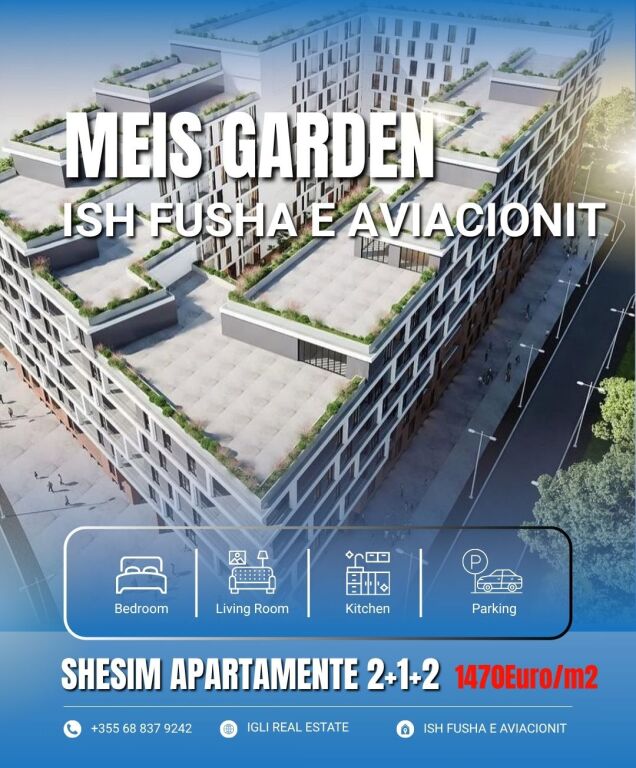 🚨SHESIM APARTAMENTE 2+1 MEIS GARDEN !