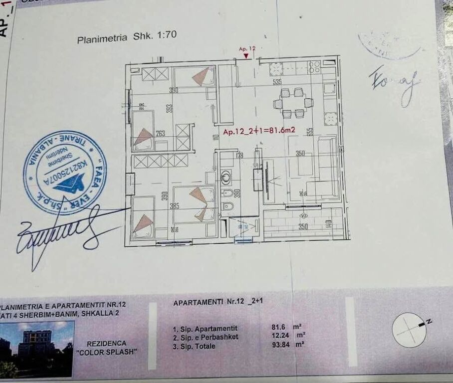 VENDESI APPARTAMENTO 2+1 - PASKUQAN, TIRANA