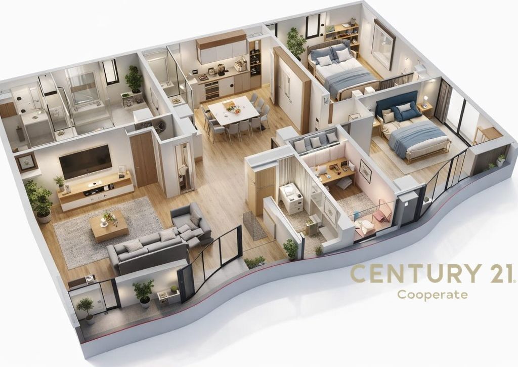 Apartament 3+1+Verande prr shitje tek Tirana Rock