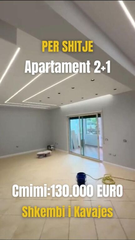2+1 apartment for sale at Shkëmbi i Kavajës – First line with sea view