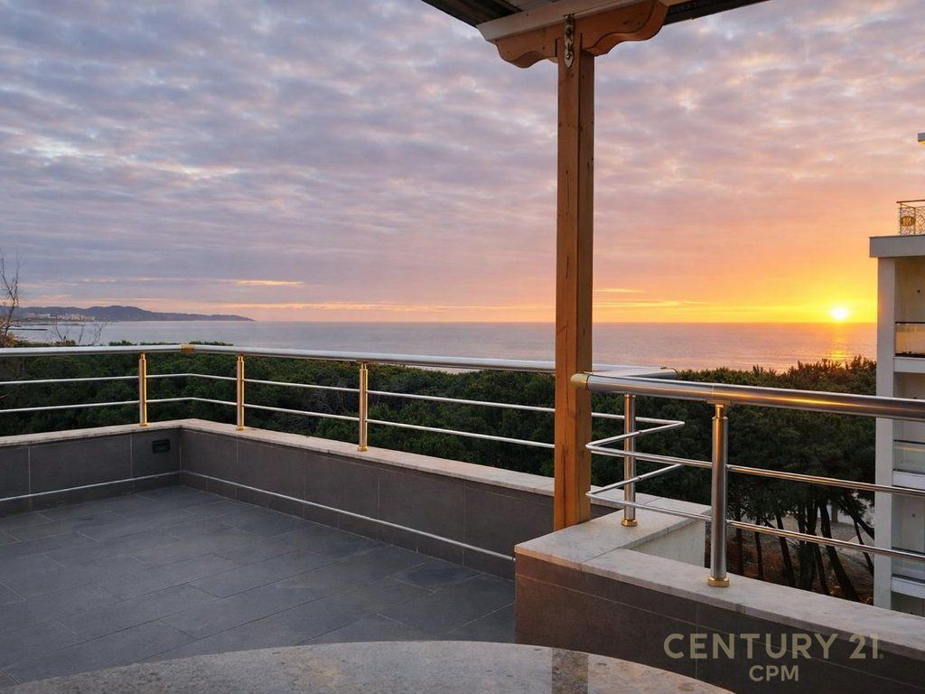 SUPER APARTMENT 2+1+2 FOR SALE IN GOLEM, FULLY RENOVATED WITH LARGE VERANDA AND SEA VIEW