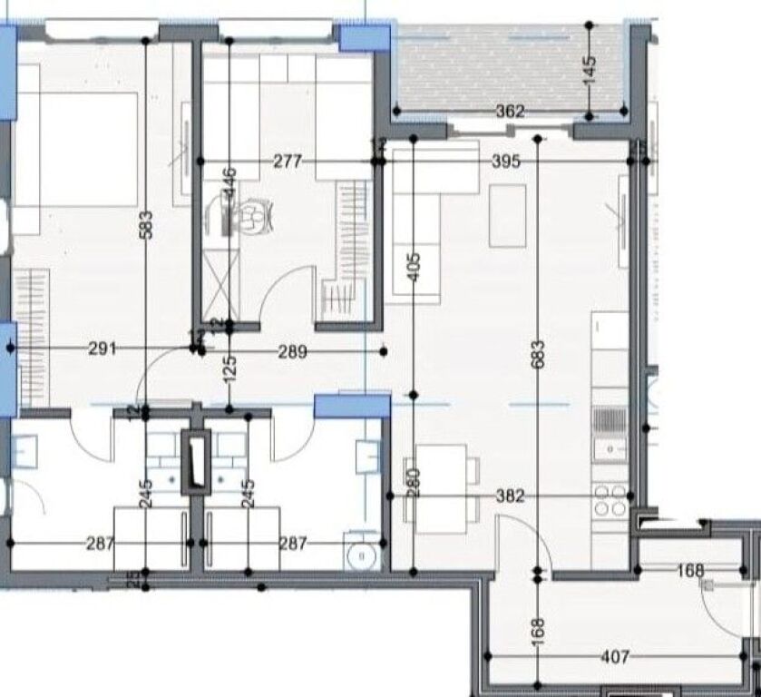 🌃Apartment 2+1 for sale at Belfiore 2 Complex in Paskuqan❗