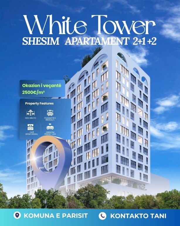 Appartamento 2+1+2 in vendita a White Tower, Comune di Parigi
