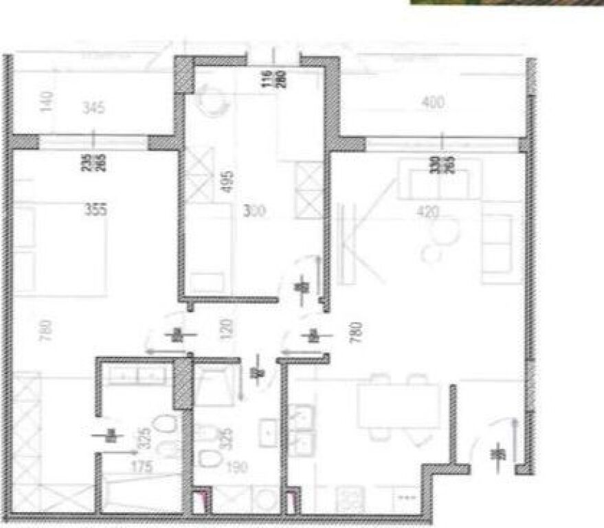 Apartment 2+1+2 for sale at Riverside Residence