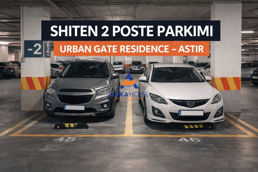 POSTI AUTO IN VENDITA 20M2 "URBAN GATE RESIDENCE, ASTIR" 15.000.000 LEKE
