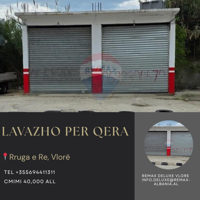 🚗 Lavaggio auto in affitto in una super posizione a Valona!
