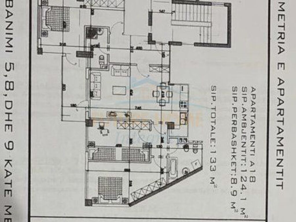 For sale, Apartment 3+1+2, Ballet School, Tirana.