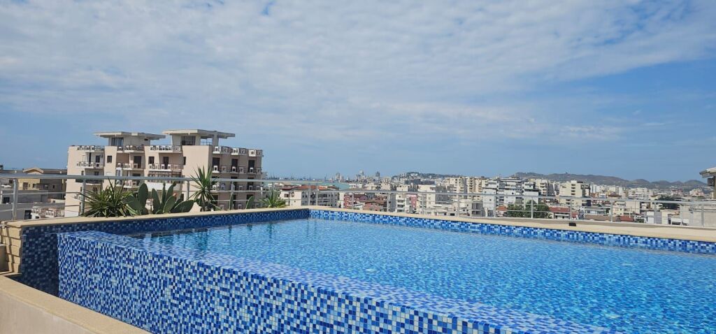 FOR SALE STUDIO 3+1+2+ VERANDA BEACH DURRES FRIGORIFERIT STREET PRIVATE COMPLEX