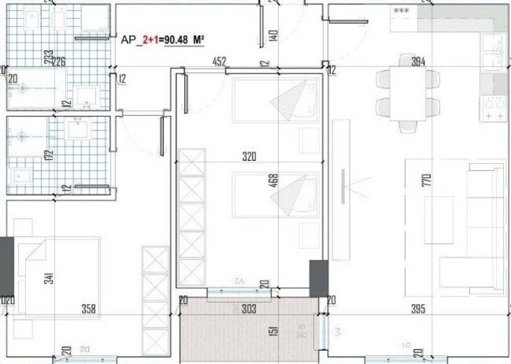 🏡Appartamento 2+1 in vendita presso Bridge Side Residence a Paskuqan❗