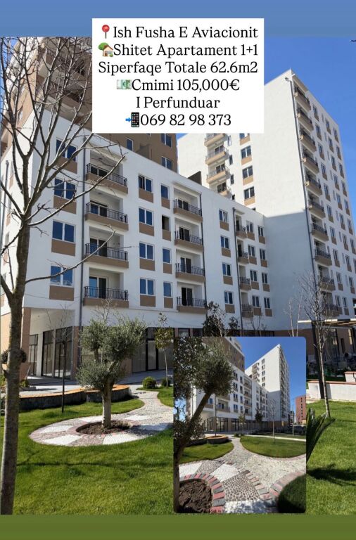 Shitet 1+1 Tek Ish Fusha E Aviacionit 105,000€