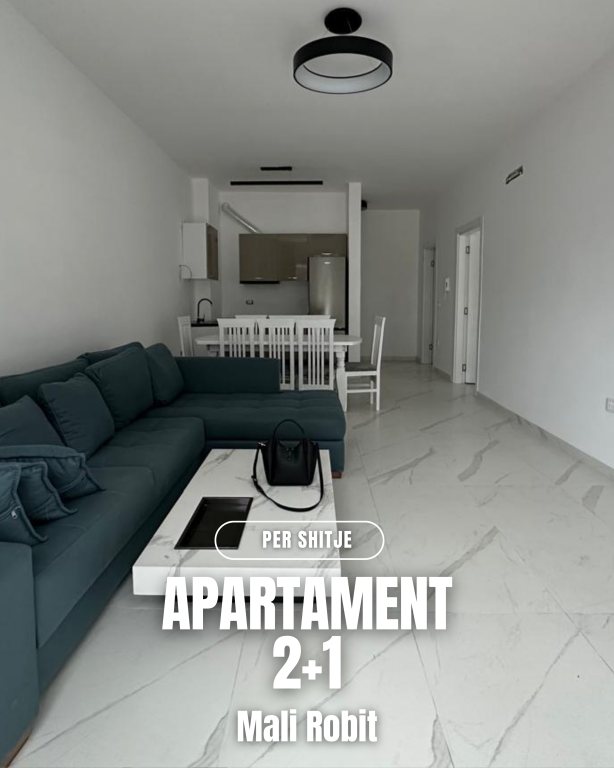 Apartment 2+1 for sale — first line, Mali i Robit