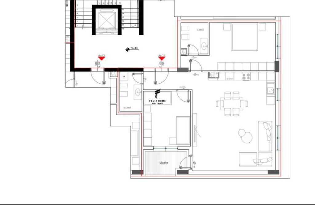 FOR SALE APARTMENT 2+1+2 ELBASAN STREET 250,000 EURO FH-70718