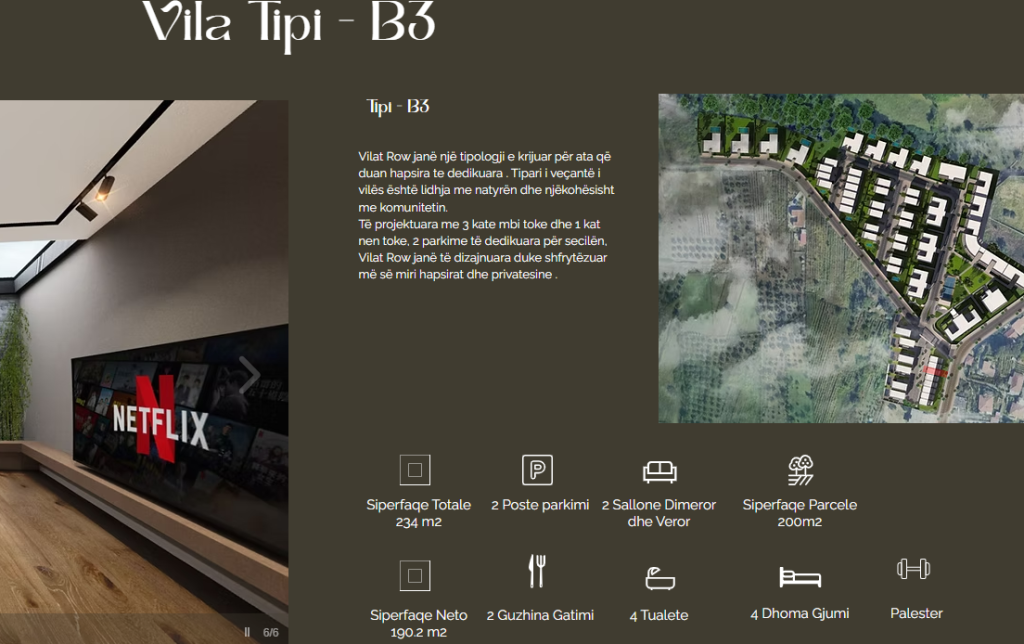 Row Villa for sale in Farke