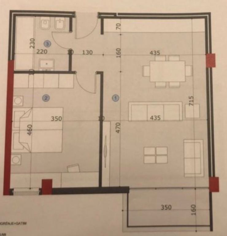 APPARTAMENTO 1+1 IN VENDITA – Ali Demi