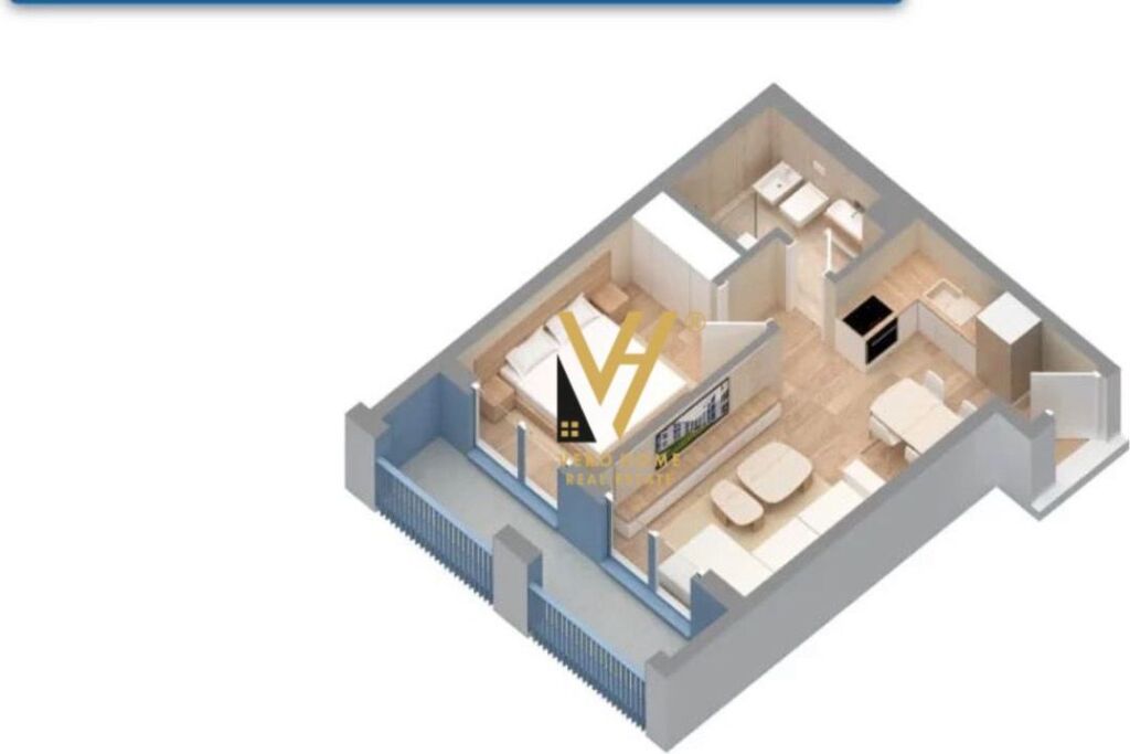 FOR SALE APARTMENT 1+1+BLK AT OXA, FRESK 92,000 EURO