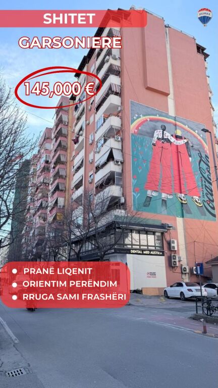 Studio apartment for sale near the Artificial Lake