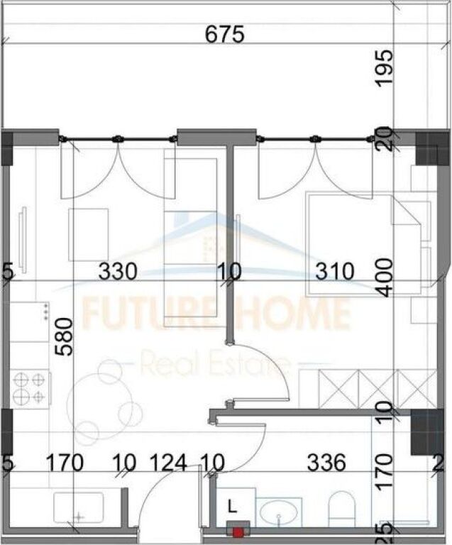 Apartment 1+1 for sale, Viva Complex