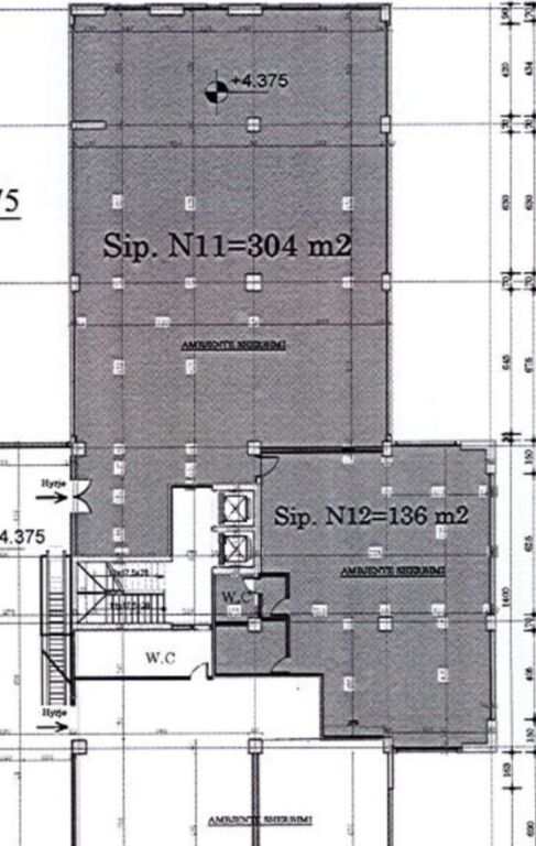 OFFICE FOR RENT 440M2 "NEAR HILTON HOTEL" 5000 EURO