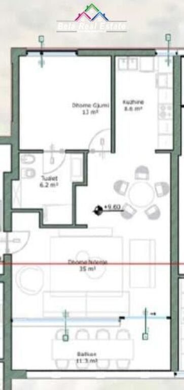 Apartment For Sale 1+1 in Farke (ID B110571) Tirane