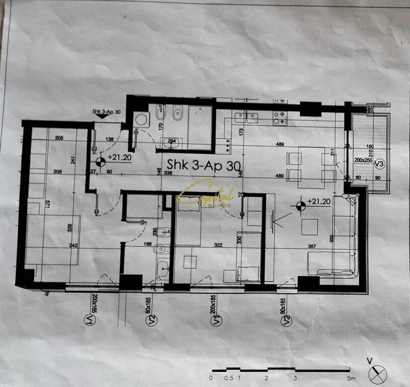 APARTMENT FOR RENT 2+1 FORMER AVIATION FIELD 800 EURO