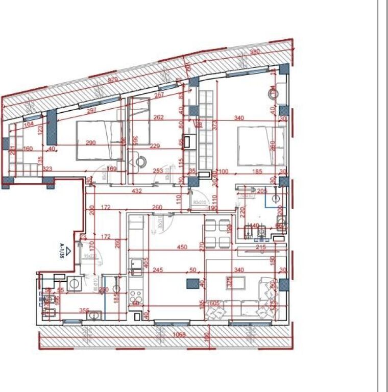 ATTICO IN VENDITA: 3+1+2wc + 1 Posto Auto📍Paskuqan (Sul lato della strada principale) - 🔥1100€/m²🔥 - 185,000€ - Sup. 149m² || Vista Panoramica🌞