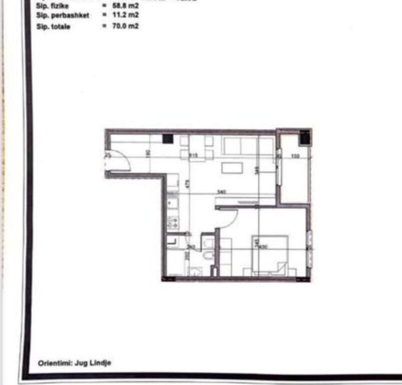 FOR SALE: 1+1📍Paskuqan (Aluna Complex) - Orientation: South🌞 - 84,000€ - Area 70m² - || 10 minutes away from Tirana City Center🏃🏻‍♂️