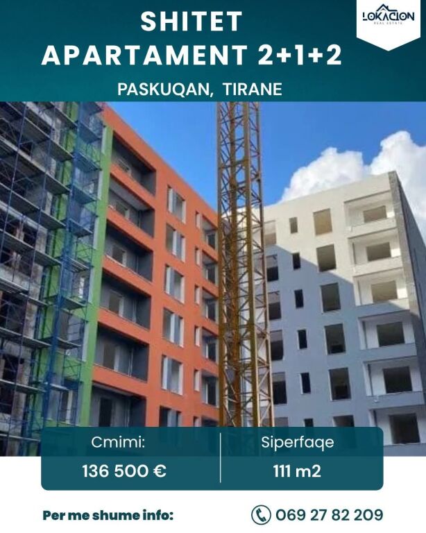 FOR SALE APARTMENT 2+1+2 - RING SIDE , PASKUQAN