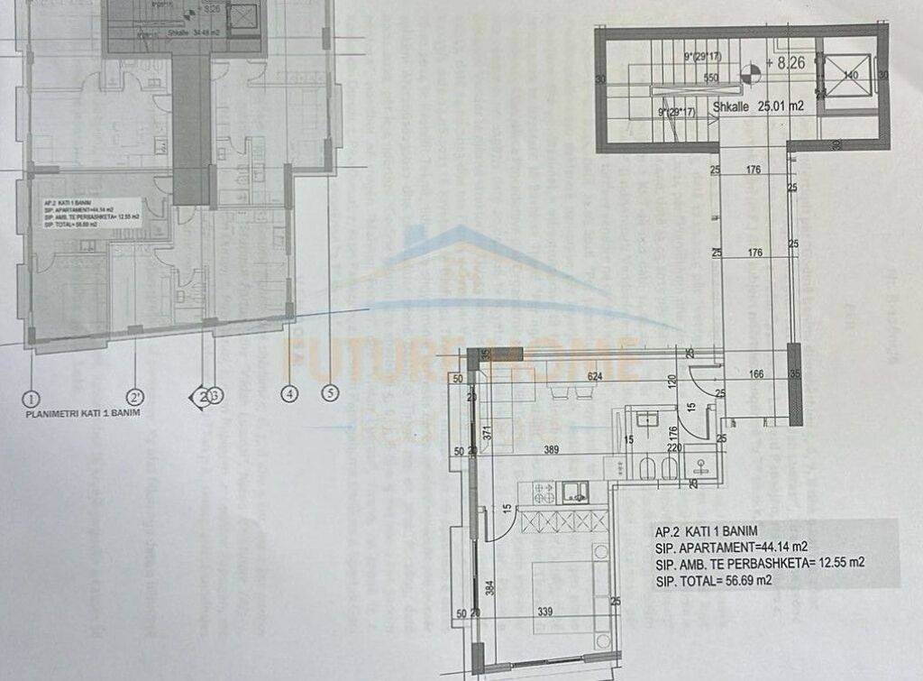 For sale, Apartment 1+1, Barrikadave Street, Tirana.