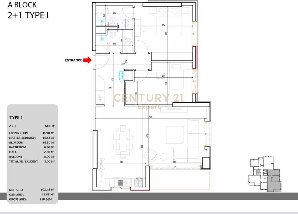 Apartament per shitje tek PALLADIUM REZIDENCE tek Liqeni i That!!