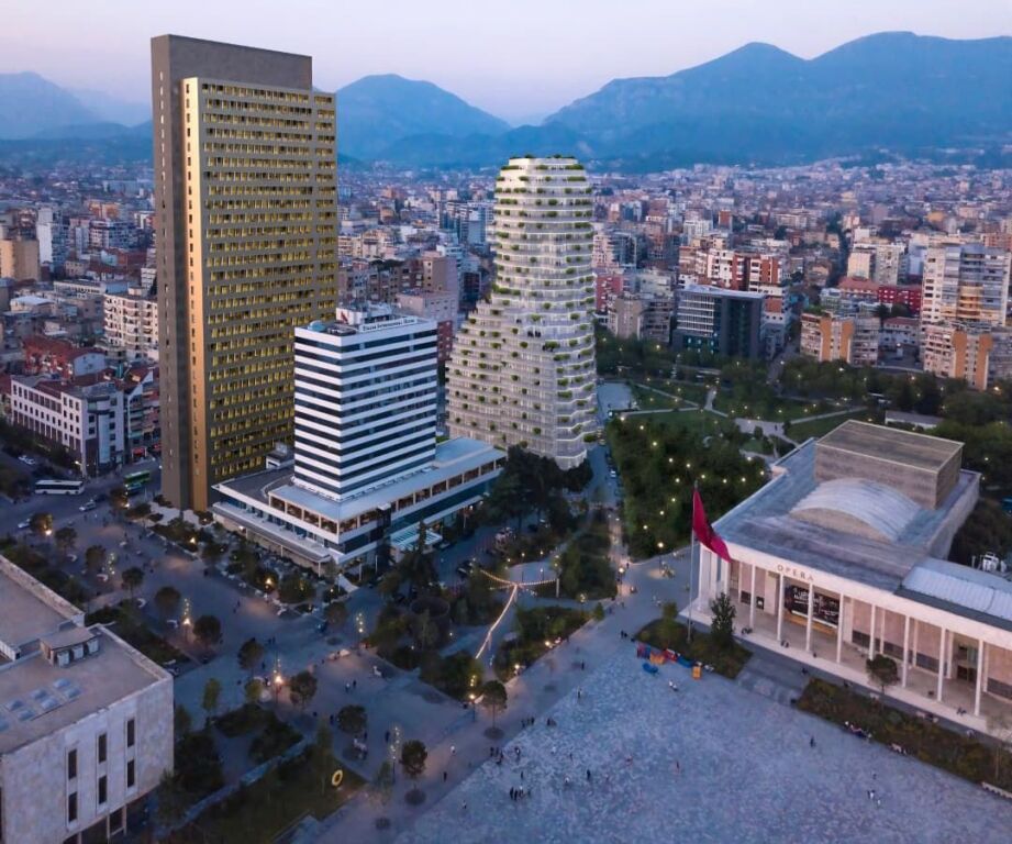 FOR SALE✨️: 1+1+2wc &amp; Giant Balcony 📍Center, Tirana's Rock | €574,000 | €4500/m² 🔥 Construction Year 2026
