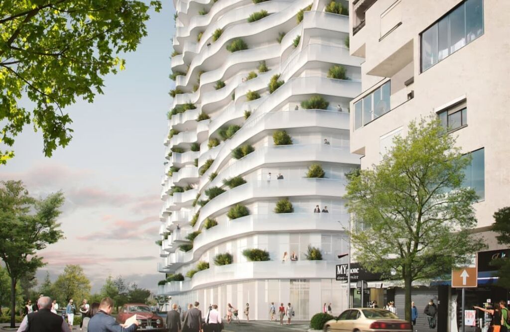 FOR SALE✨️: 1+1+2wc &amp; Giant Balcony 📍Center, Tirana's Rock | €574,000 | €4500/m² 🔥 Construction Year 2026