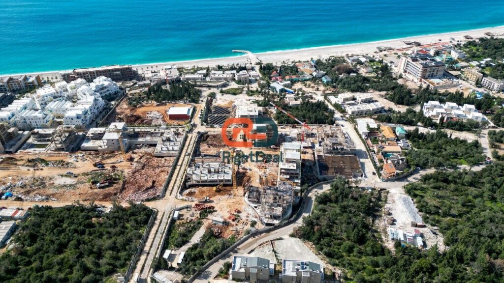 Clearing Opportunity! At Square Village Complex, in Dhermi, Apartment 1+1+ Veranda for Sale!!!