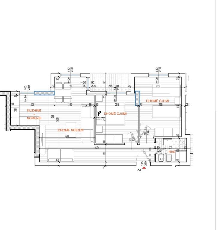 FOR SALE APARTMENT 2+1 ISH PARK 16,900,000 LEKE FH-71235