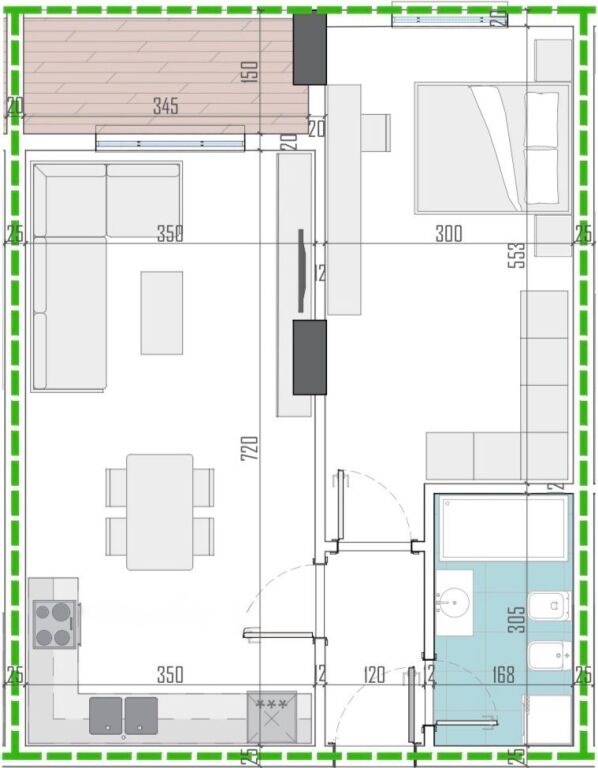 ✨Shitet Apartament 1+1 Ekonomik | 📍Paskuqan, Arden Hill Residence