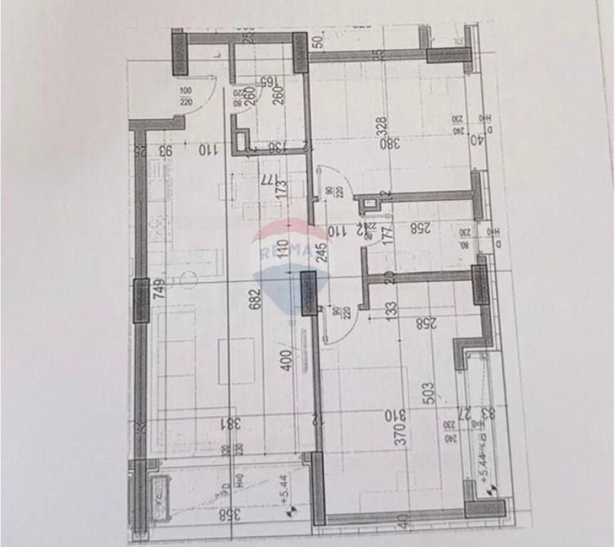 Super apartment 2+1 for sale Fusha Avaicionit!