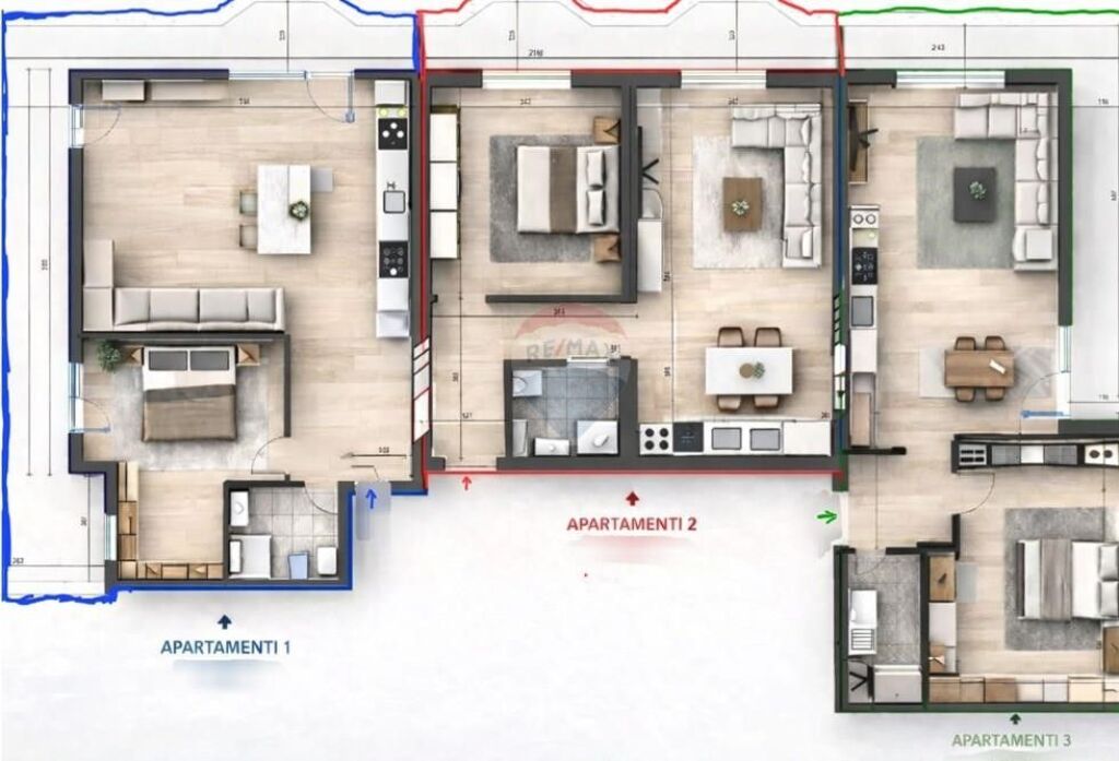 3 Apartments for Sale in Brryli ID: 530491011-214