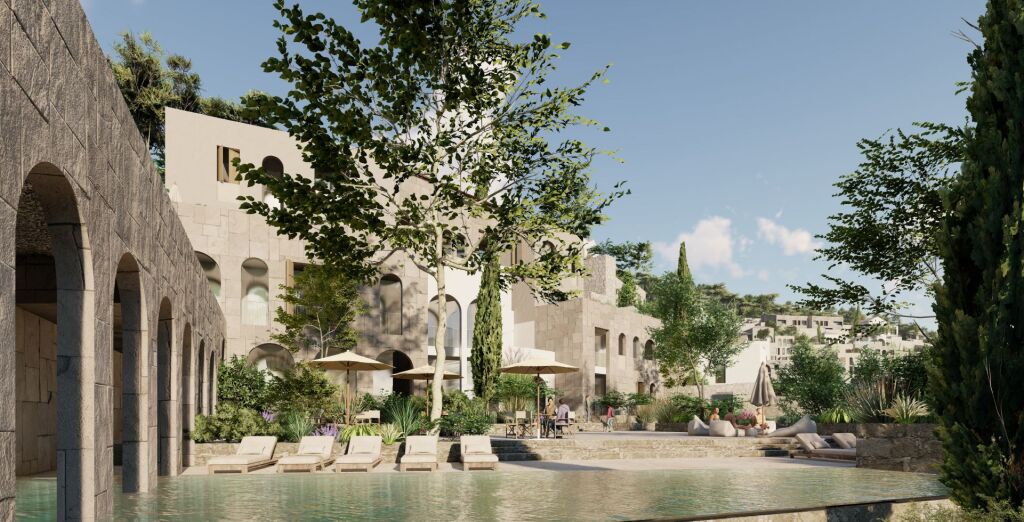 🏡 Appartamento 1+1 in vendita – Folie Village, Jalë, Vlorë🏊‍♀️