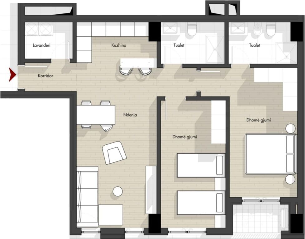 Apartment 2+1+2 for sale Splendor Residence!