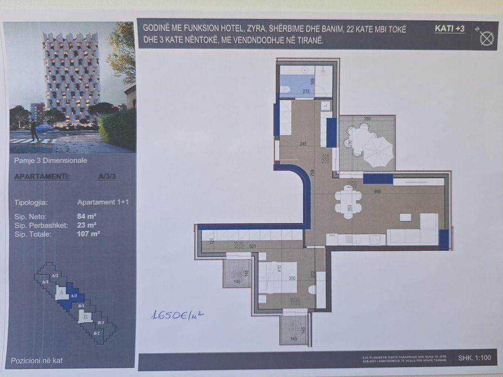 Luxury Apartment 1+1 for sale – 3rd floor, 5 May (opportunity)