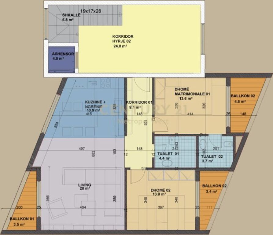 Appartamento 2+1 in vendita a SeeHëna Residence- Mjull Bathore!